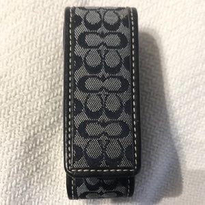 COACH Lipstick case w/mirror  EUC!  Like new!